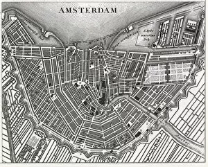 Netherlands Collection: Engraving: Amsterdam