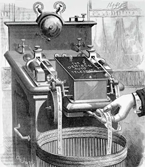 Automated Prints: Engraving Of Autographic Telegraph