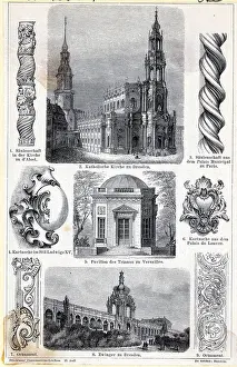 Ornamental Prints: Engraving-Baroque Architectural Details