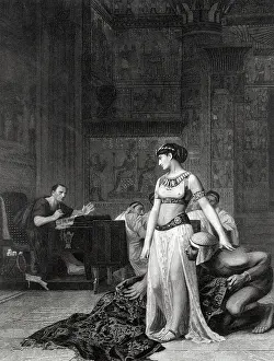 Paramour Prints: Engraving Of Cleopatra Vii
