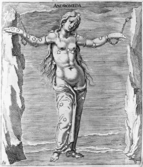 Princess Prints: Engraving of Constellation Andromeda