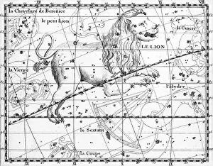 Engraving Of Constellation Leo