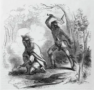 Ottawa Prints: Engraving Of The Death Of Pontiac