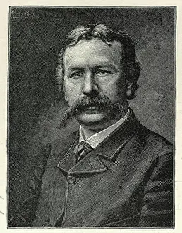 Engraving Of Elihu Vedder