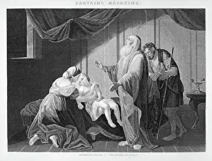 Engraving Of Elijah W/Shunamite