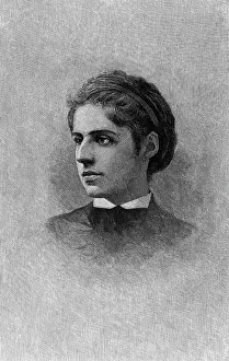 Essayist Prints: Engraving Of Emma Lazarus