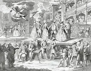 Engraving Entitled The Beggar's Opera
