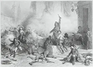 Engraving Entitled Insurrection