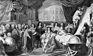Observatory Prints: Engraving after The Establishment of the Academie des Sciences in 1666