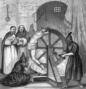 Punishment Prints: Engraving of Fire Wheel Torture