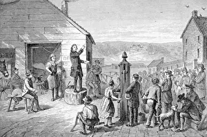 Preaching Prints: Engraving of the First Methodist Sermon in Baltimore