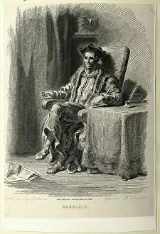 Engraving Of Francois Rabelais
