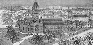 General Gallery: Engraving Of Harvard University