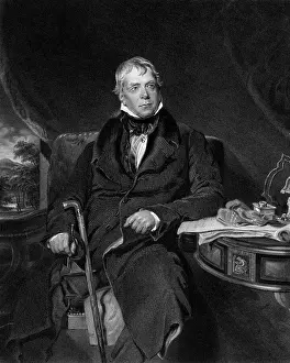 Engraving by J. Horsburgh After Sir Walter Scott by Thomas Lawrence