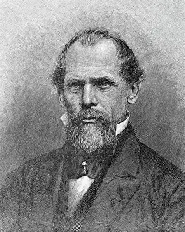 1880s Prints: Engraving of John A. Roebling