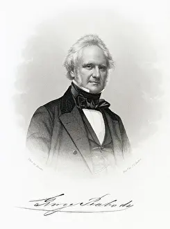Brady Prints: Engraving by John Chester Buttre of George Peabody After Photography by Matthew Brady