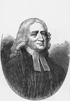 Methodist Prints: Engraving of John Wesley