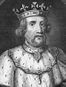 Choker Prints: Engraving of King Edward II of England