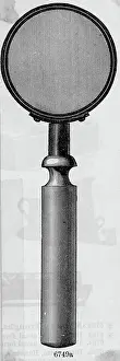 Optics Prints: Engraving Of Magnifying Glass