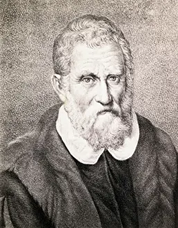 Traveler Prints: Engraving of Marco Polo