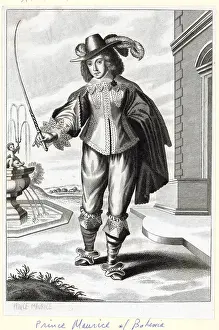 Prince Prints: Engraving Of Prince Maurice Of Bohemia