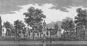 General Prints: Engraving Of Princeton College