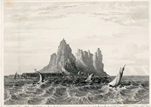 Gibraltar Prints: Engraving Of The Rock Of Gibraltar