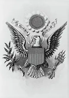 Eagle Prints: Engraving of the Seal of the United States