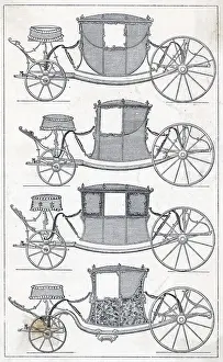 Fashion Design Prints: Engraving Of State Carriages