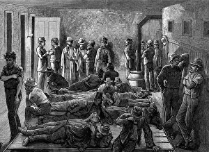 Epidemic Prints: Engraving Of Tramps Being Vaccinated