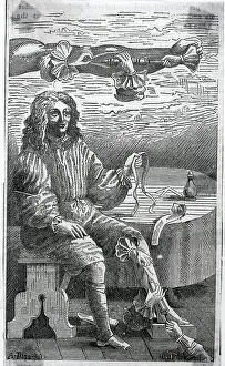 Blood Prints: Engraving Of The Transfusion Of Blood