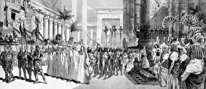 Parade Prints: Engraving of the Triumphal March from the Verdi Opera Aida
