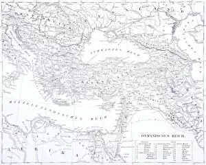 Images Dated 3rd December 2013: Engraving: The Turkish Empire