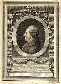 Ribbon Prints: Engraving of an Unidentified Man