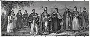 Clergy Prints: Engraving Of Various Orders Dress