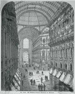 Engraving of Victor Emmanuel Gallery