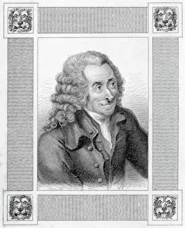 Voltaire Prints: Engraving Of Voltaire
