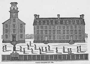 General Prints: Engraving of Yale College