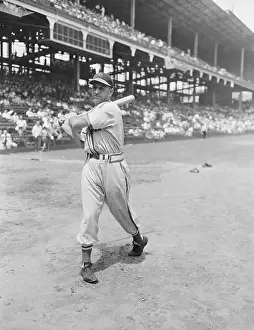 Enos Slaughter in Batting Position