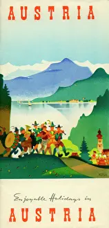 20th Century Style Prints: Enoyable Holidays in Austria