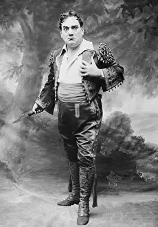 Librettist Prints: Enrico Caruso Dressed as Don Jose in Carmen