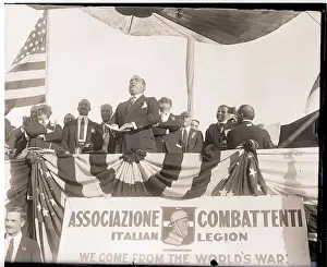Podium Prints: Enrico Caruso Sings at Celebration
