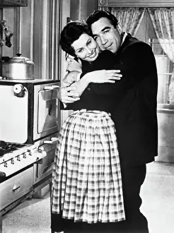 Prints of (Original Caption). USA: Anthony Quinn and Sophia Loren in a scene from the movie, the Black Orchid The enduring elegance and charisma of Sophia Loren: Entertainers Anthony Quinn and Sophia Loren in The Black Orchid