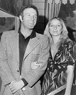 Prints of (Original Caption). New York City: James Caan And Barbra Streisand at a press conference reception prior to the benefit premiere of their new film Funny Lady A Legendary Career: Entertainers Barbra Streisand and James Caan Posing at Premier Event