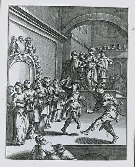 Festivity Prints: Entertainment in King's Court