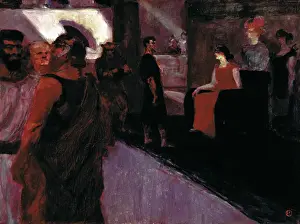 Henri De Toulouse Lautrec Prints: Enthroned Messalina, by Henri de Toulouse Lautrec
