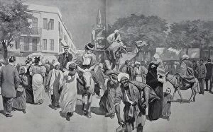 Person Collection: The Entrance to Muski Street in Cairo, 1883, Egypt, Historic
