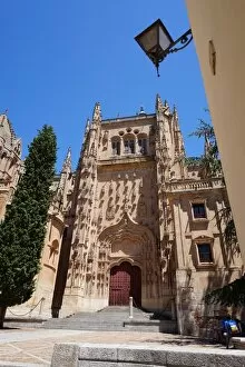 Images Dated 25th July 2015: Entrance of the New Cathedral of Salamanca, Spain