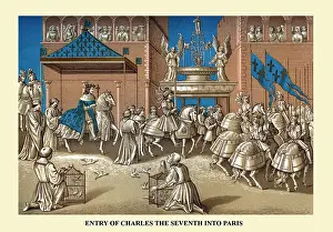 Knights Prints: Entry of Charles the Seventh Into Paris