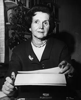 Typing Prints: Environmentalist Writer Rachel Carson